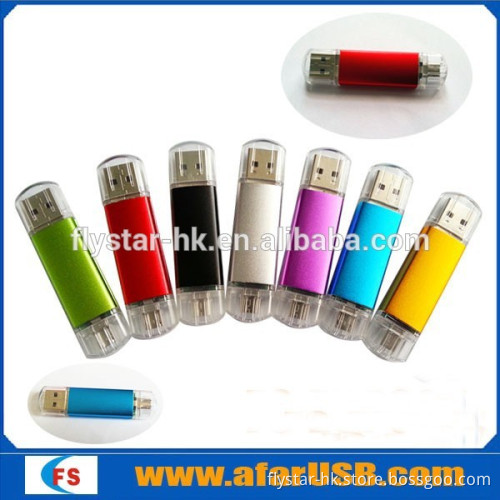 OTG Android smartphone USB flash drive with custom logo 8gb otg usb pendrive